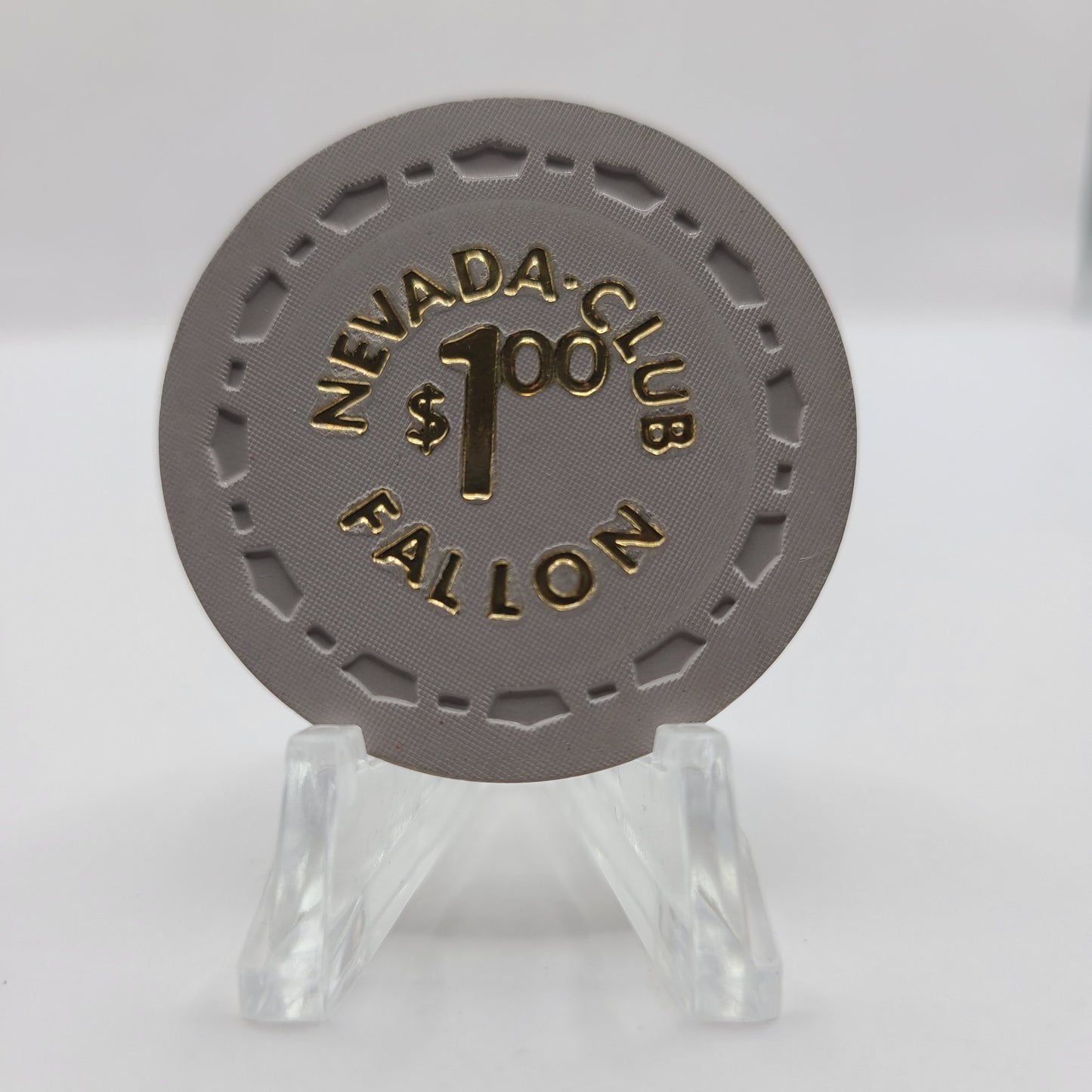 Nevada Club Fallon Nevada 1964 $1 Casino Chip N6685