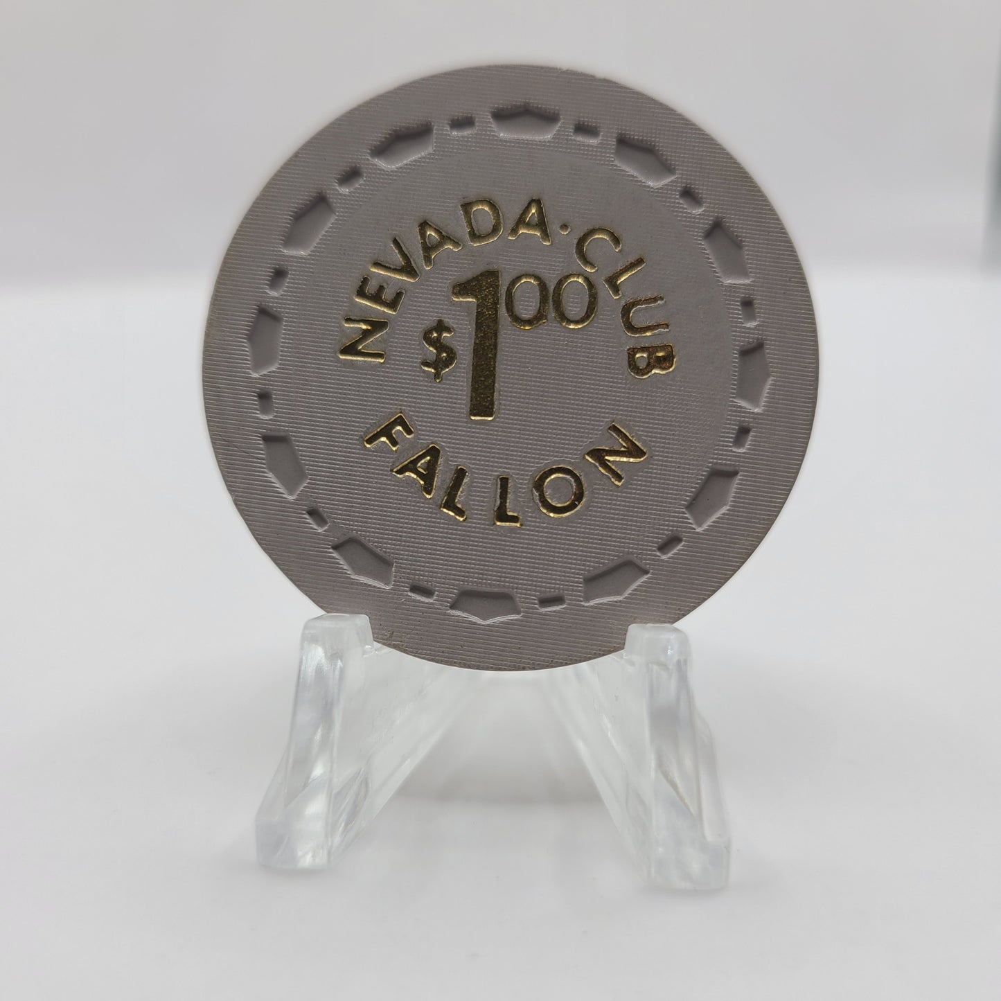 Nevada Club Fallon Nevada 1964 $1 Casino Chip N6685