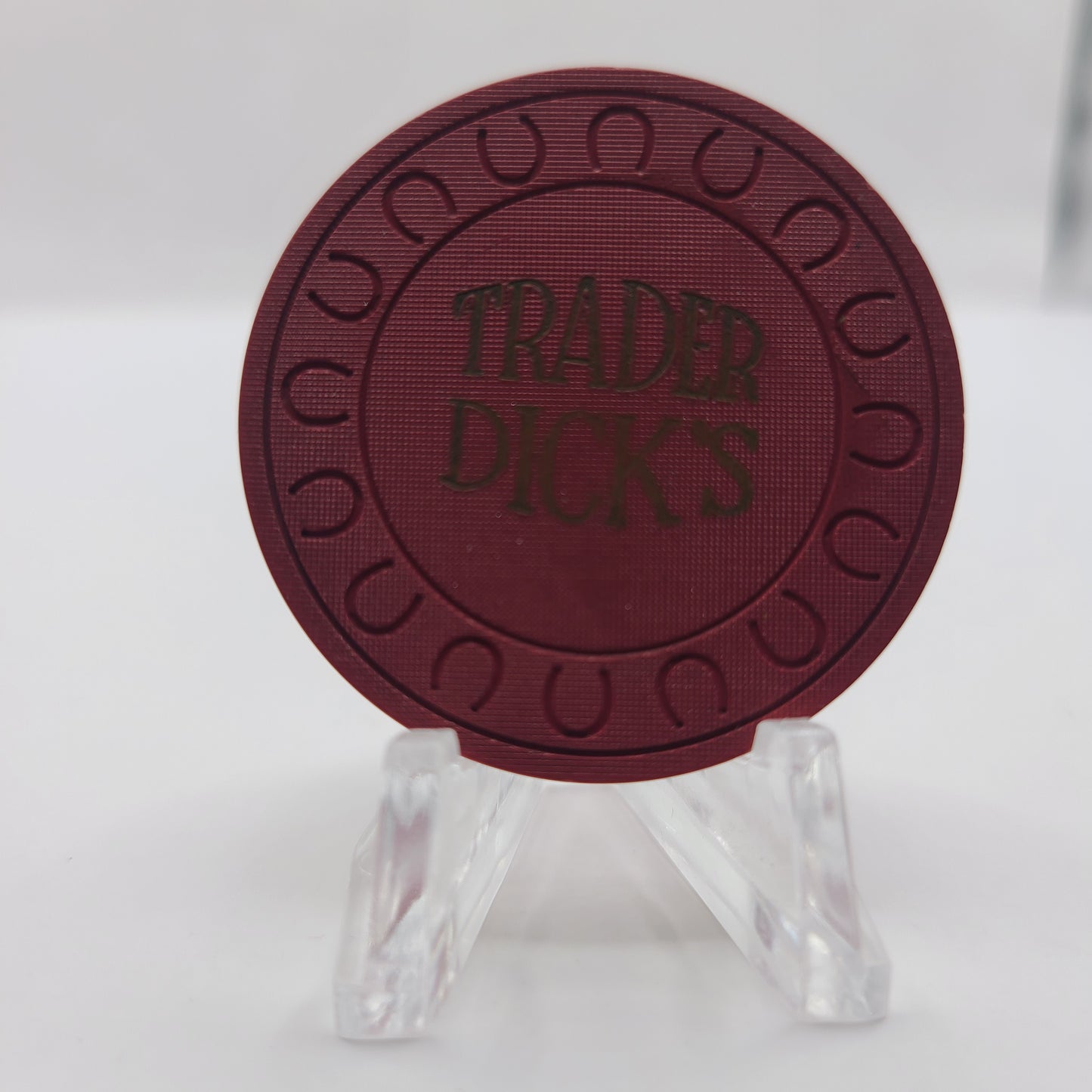 Trader Dick's Casino Sparks Nevada 1958 Casino Chip N4426 *Red