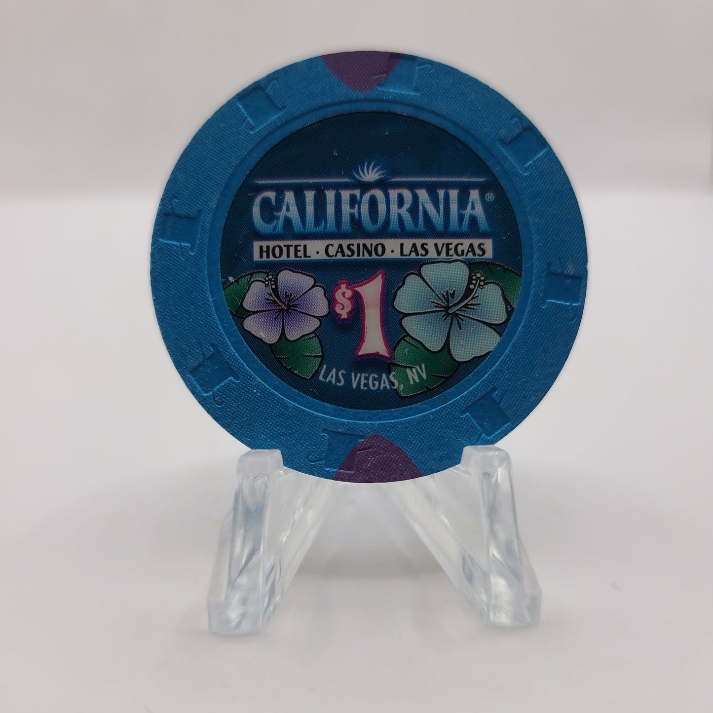 California Hotel Casino Las Vegas Nevada 2008 $1 Casino Chip E7840