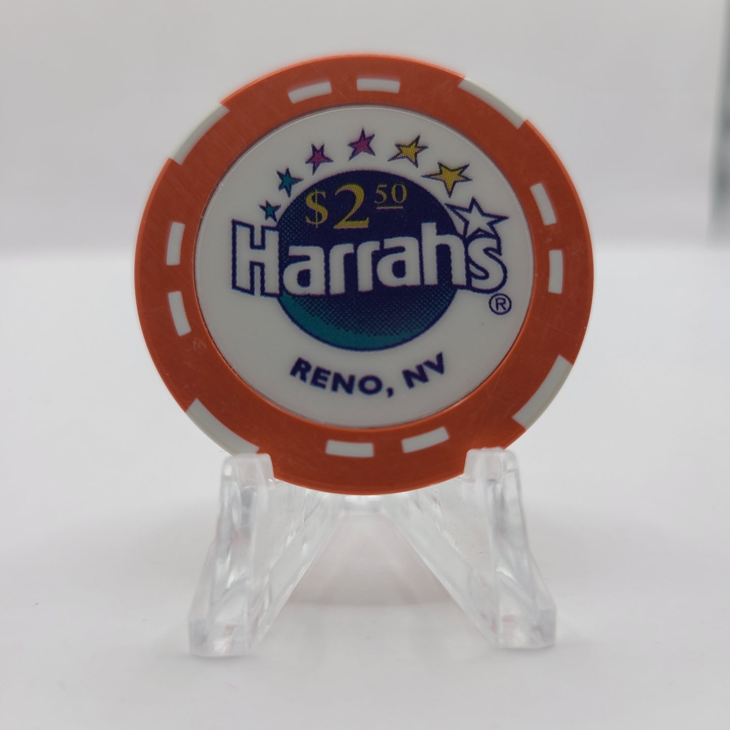 Harrah's Hotel Casino Reno Nevada $2.50 Casino Casino Chip N8526