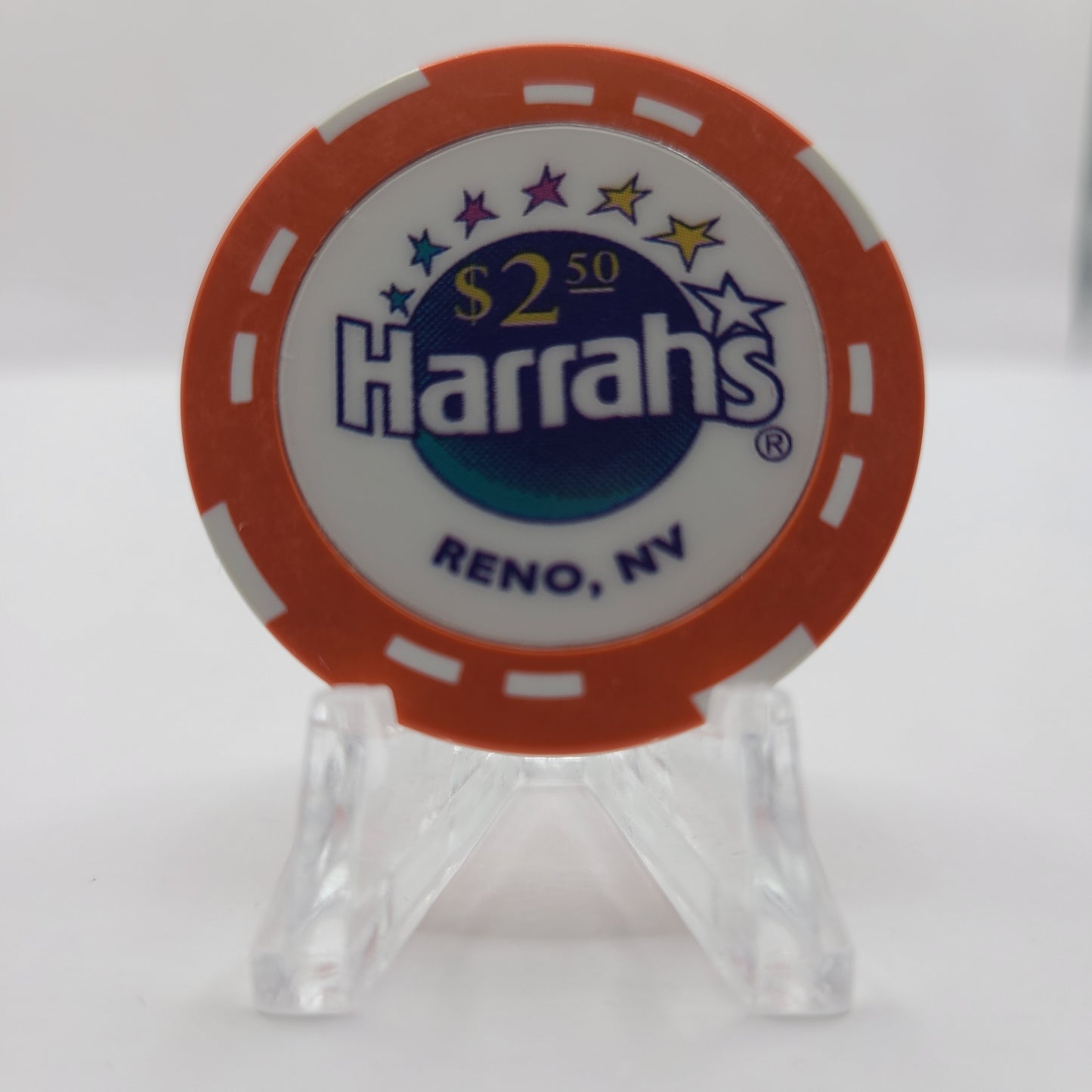 Harrah's Hotel Casino Reno Nevada $2.50 Casino Casino Chip N8526