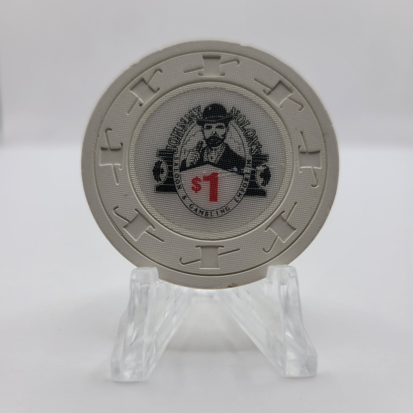 Johnny Nolon's Casino Cripple Creek Colorado 1991 $1 Casino Chip