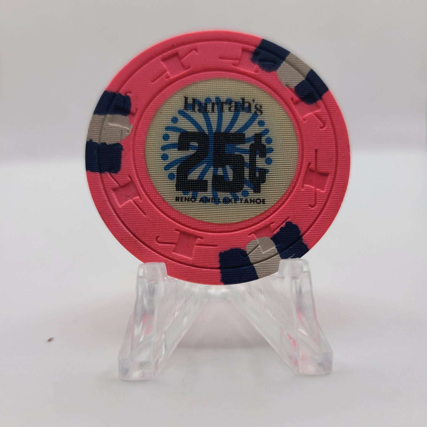 Harrah's Hotel Casino Reno Tahoe Nevada 1970 $.25 Chip N5130.L