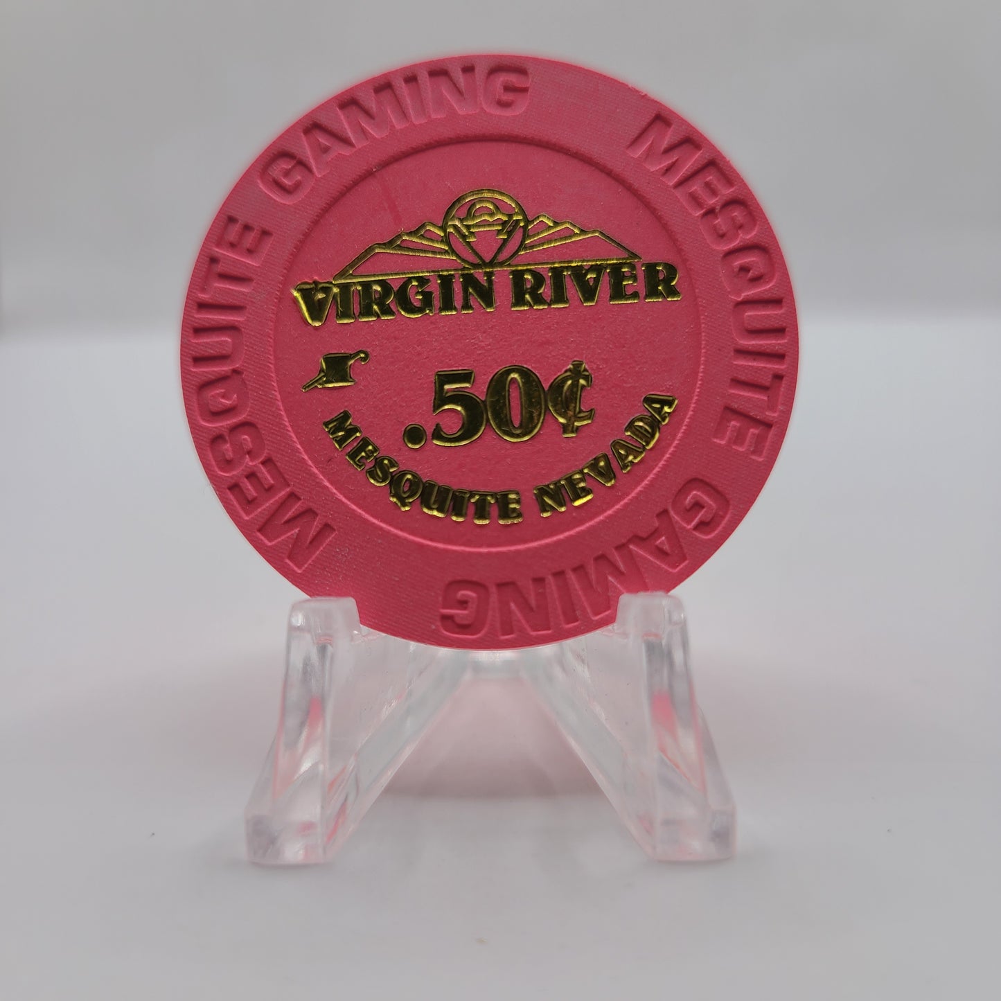 Virgin River Hotel Casino Mesquite Nevada 2015 $.50 Casino Chip D2026