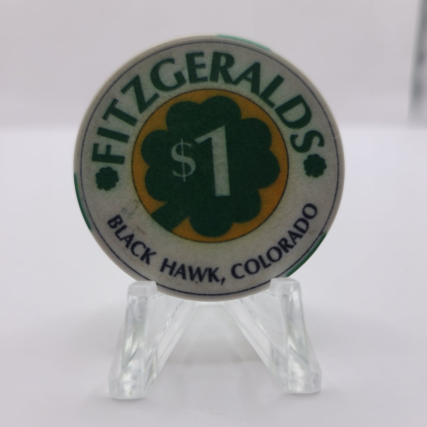 Fitzgeralds Casino Black Hawk Colorado 2009 $1 Chip (Satin)