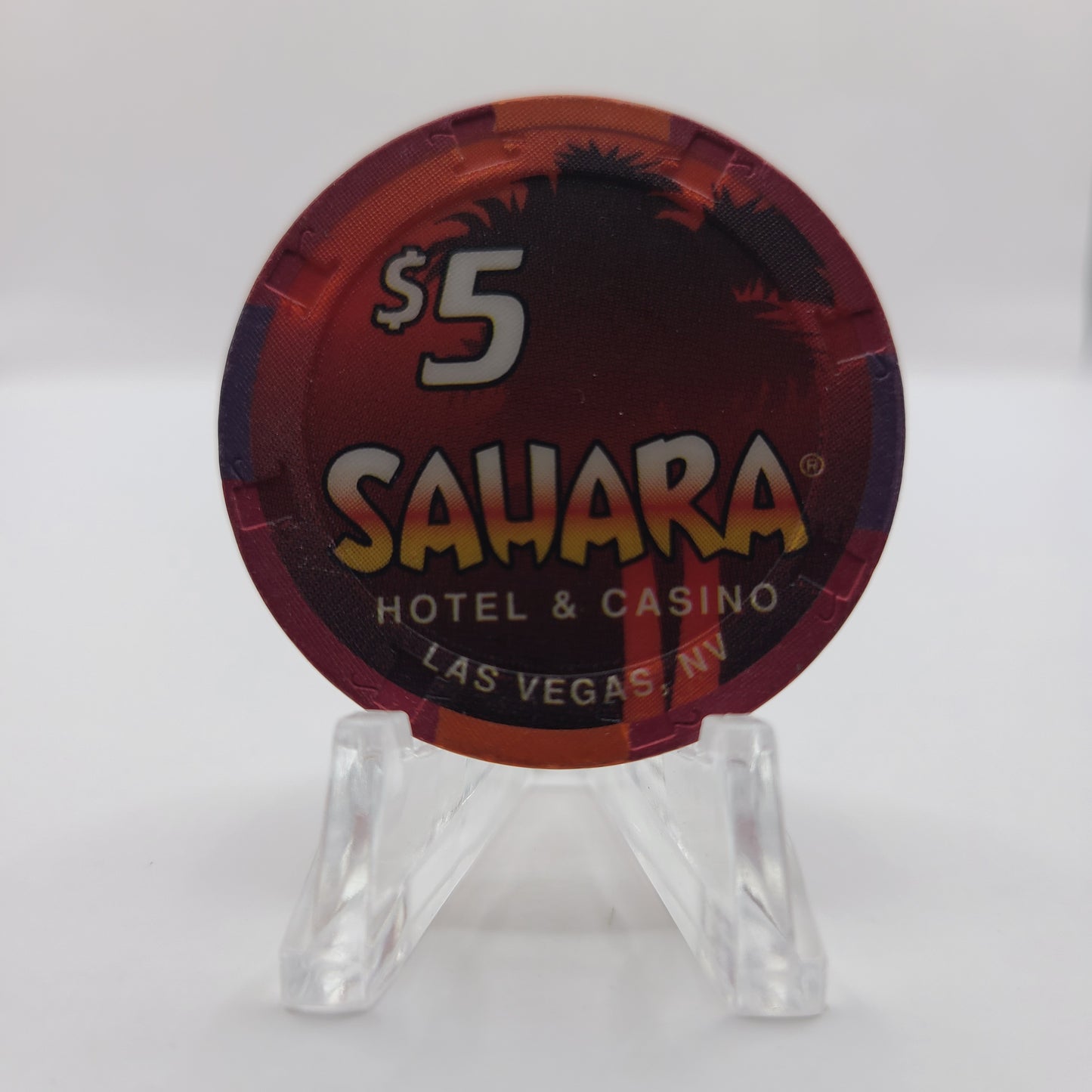 Sahara Hotel Casino Las Vegas Nevada 1995 $5 Chip N1177