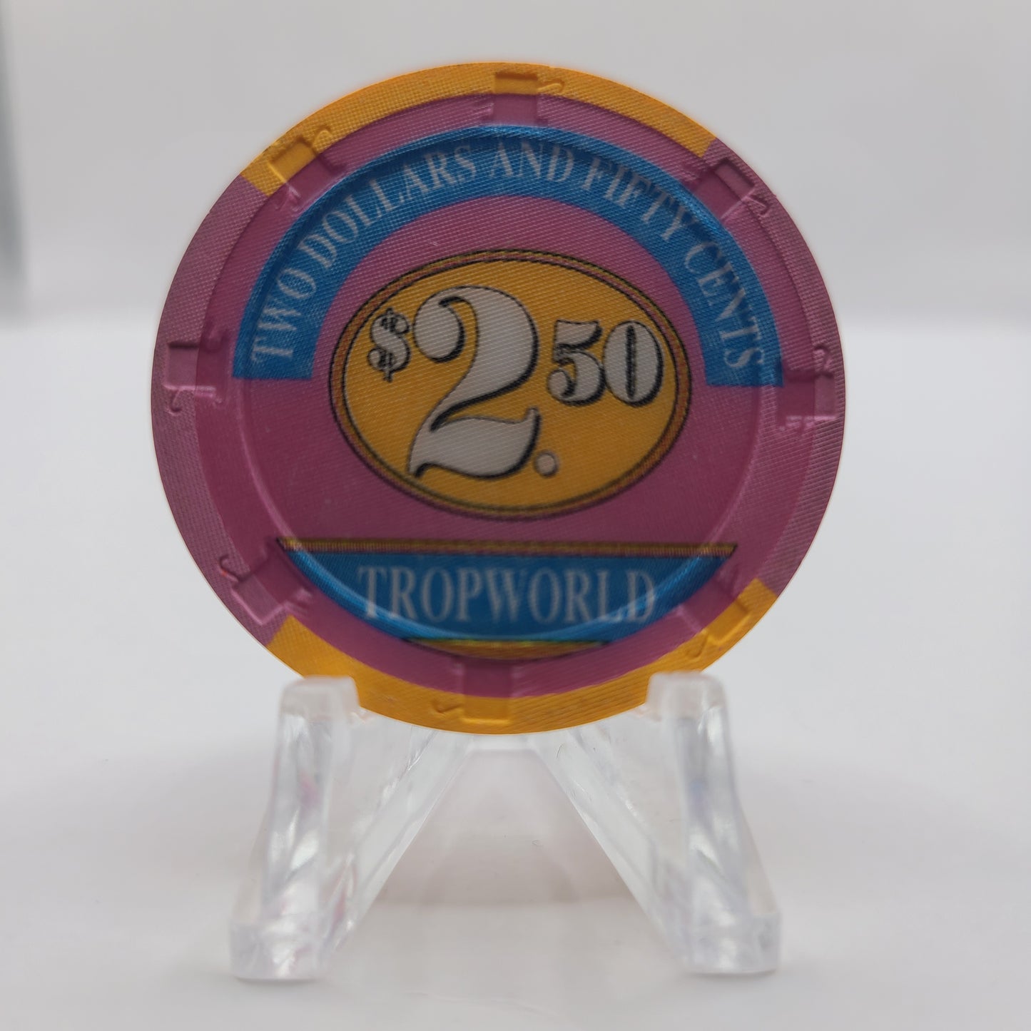 TropWorld Casino Atlantic City New Jersey $2.50 Chip
