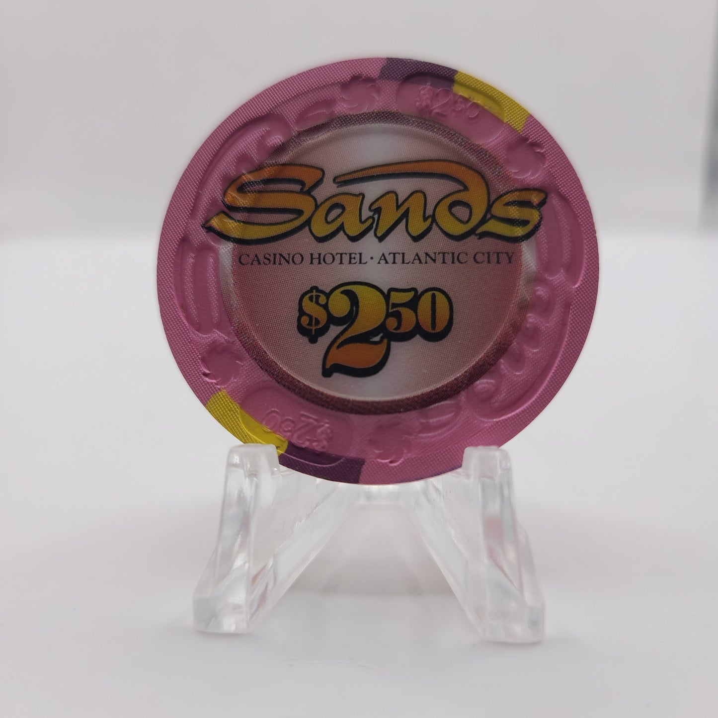 Sands Casino Hotel Atlantic City New Jersey $2.50 Casino Chip