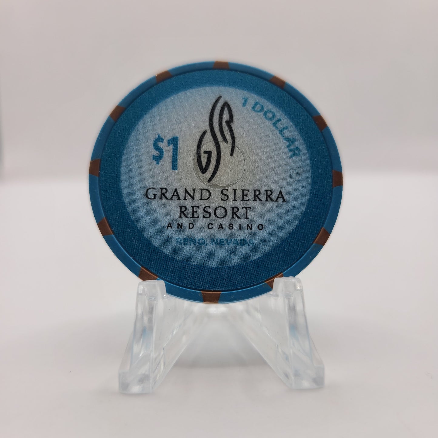 Grand Sierra Resort Casino Reno Nevada 2007 $1 Casino Chip E5914