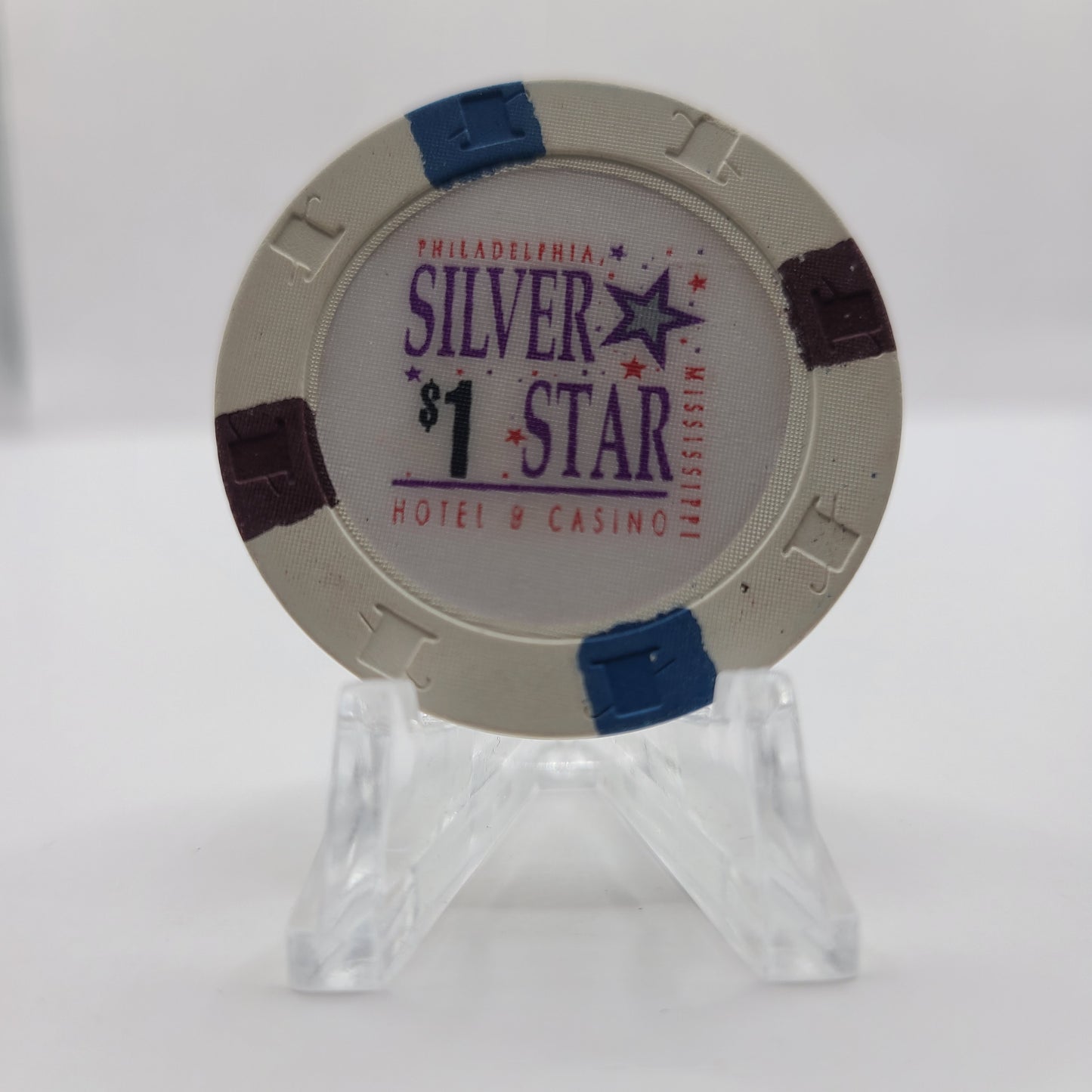 Silver Star Hotel Casino Philadelphia Mississippi 1994 $1 Chip