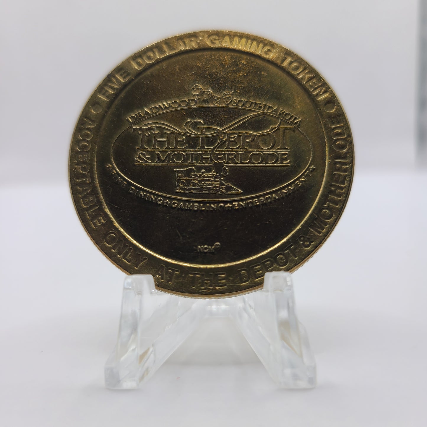 The Depot Deadwood South Dakota 1995 $5 Token