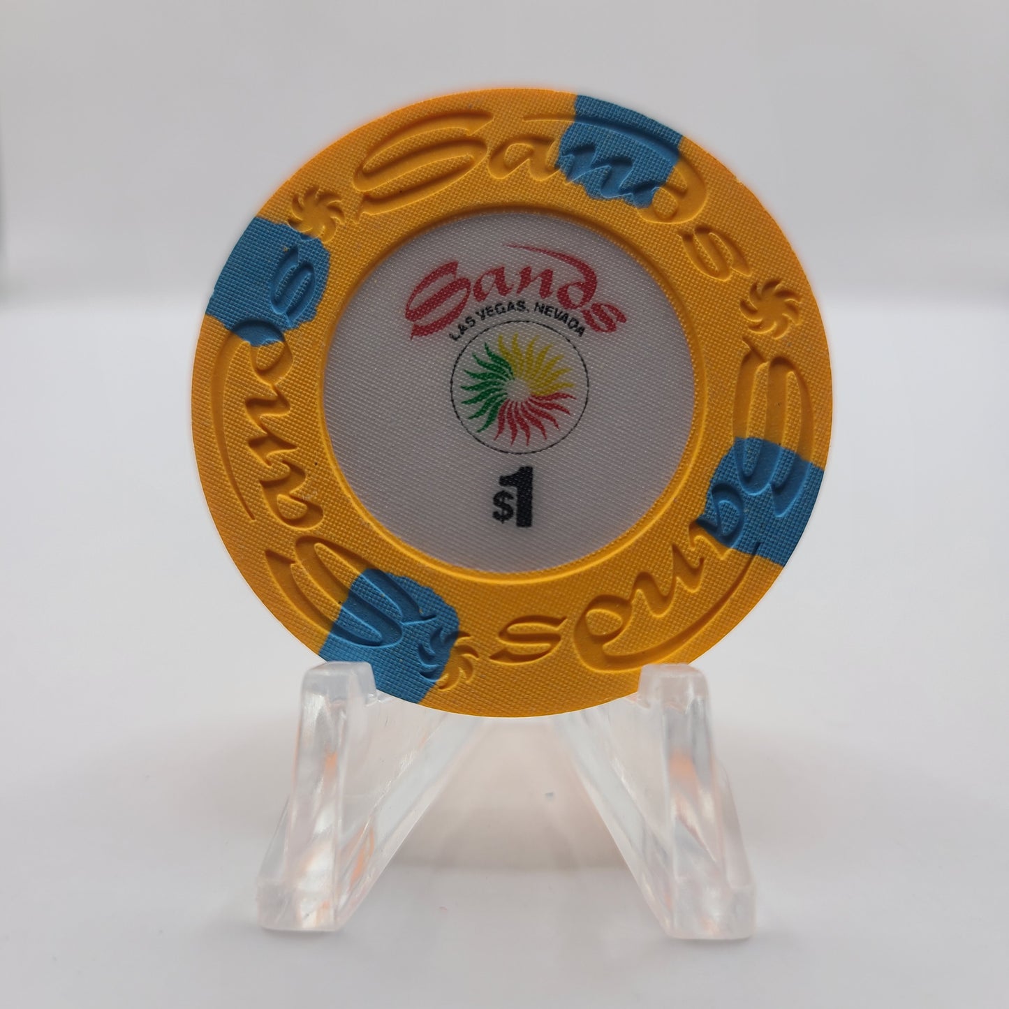 Sands Hotel Casino Las Vegas Nevada 1995 $1 Casino Chip N4539