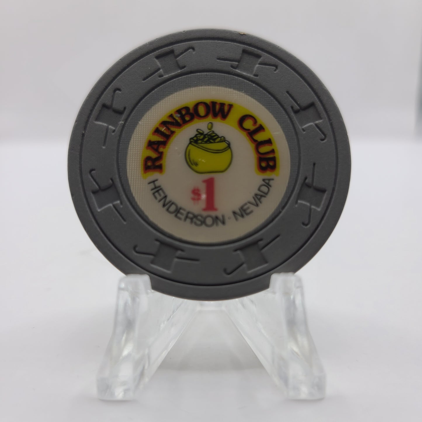 Rainbow Club Casino Henderson Nevada 1980 $1 Chip N7193.L