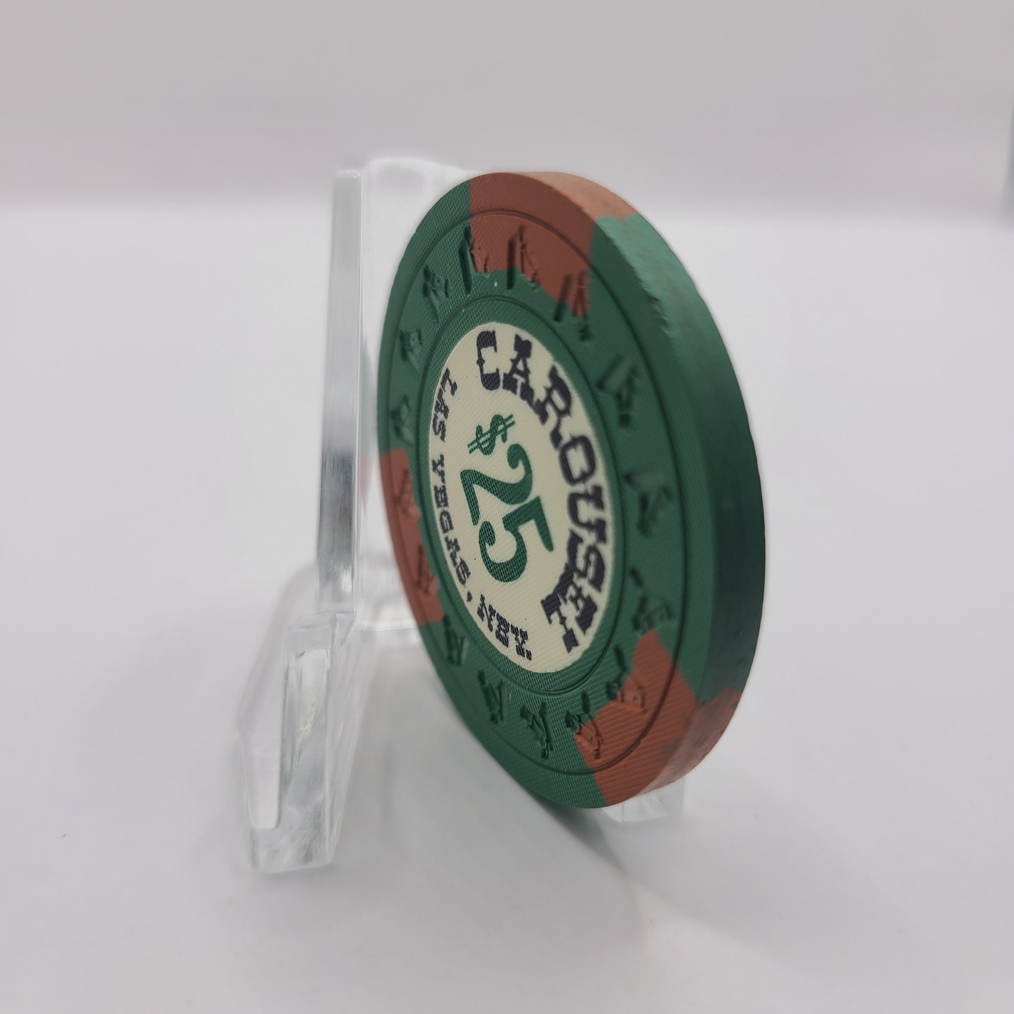 Carousel Casino Las Vegas Nevada 1967 $25 HHR Chip N1418