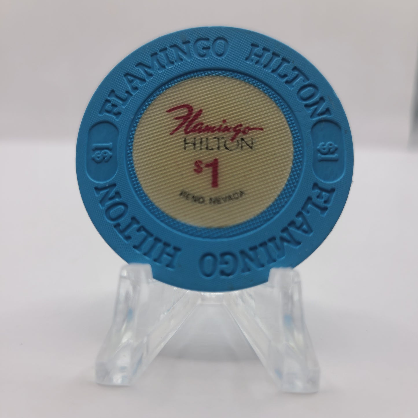 Flamingo Hilton Hotel Casino Las Vegas Nevada 1989 $1 Chip N5069