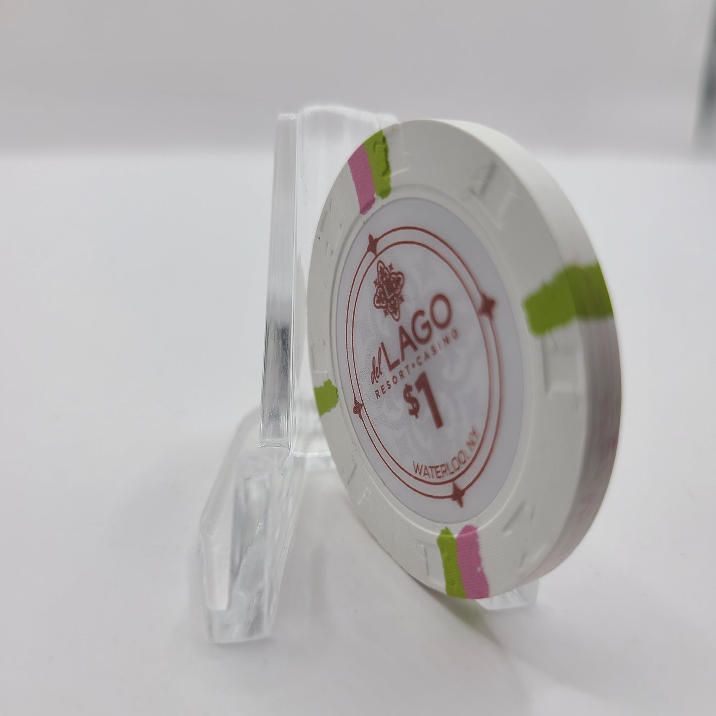 del Lago Resort Casino Waterloo New York 2017 $1 Casino Chip