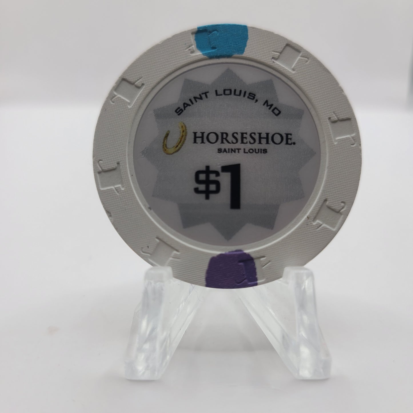 Horseshoe Hotel Casino St Louis Missouri 2022 $1 Casino Chip