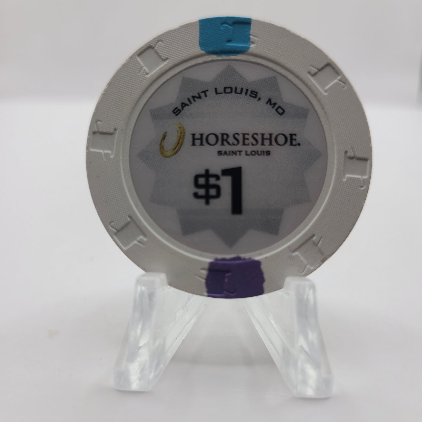 Horseshoe Hotel Casino St Louis Missouri 2022 $1 Casino Chip
