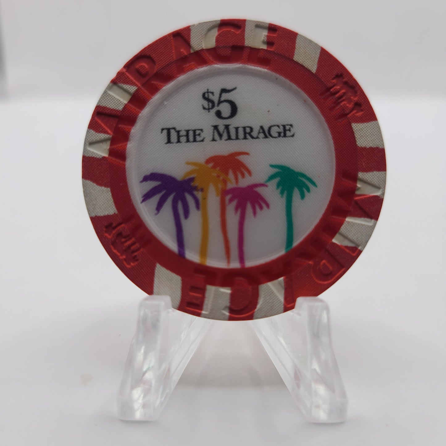 Mirage Hotel Casino Las Vegas Nevada $5 Casino Chip