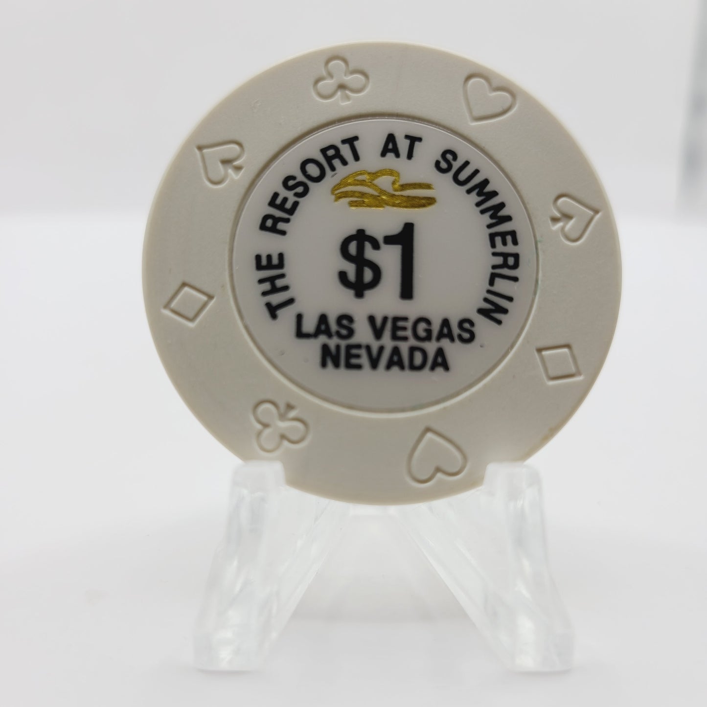 Resort at Summerlin Casino Las Vegas Nevada $1 Casino Chip V5347