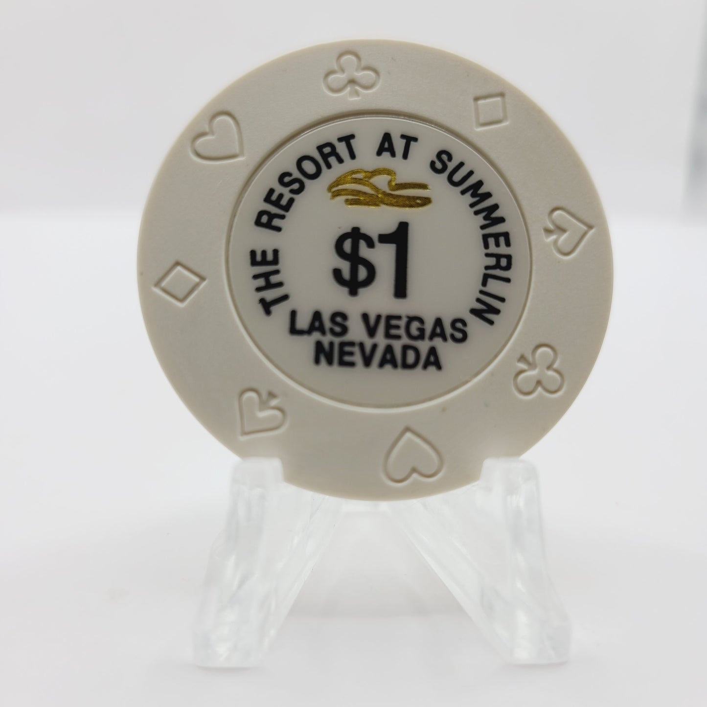 Resort at Summerlin Casino Las Vegas Nevada $1 Casino Chip V5347