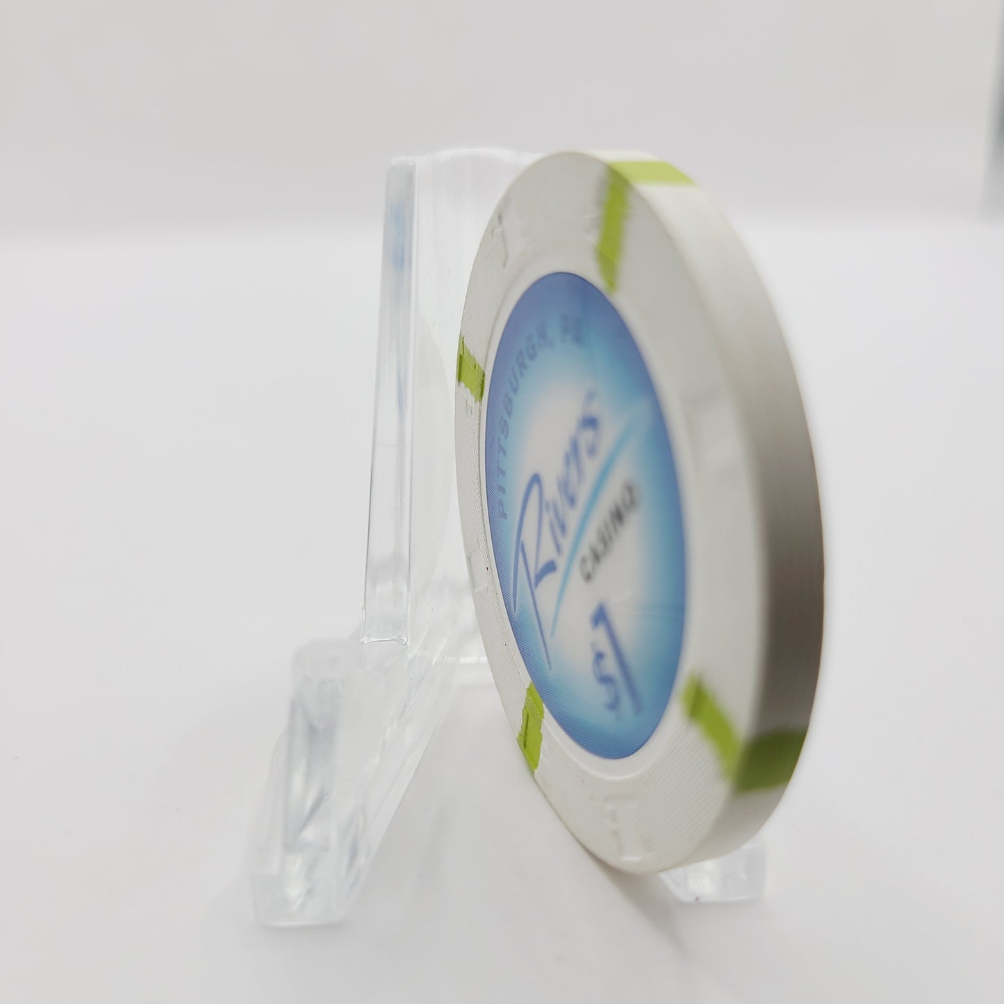 Rivers Casino Pittsburgh Pennsylvania 2010 $1 Casino Chip