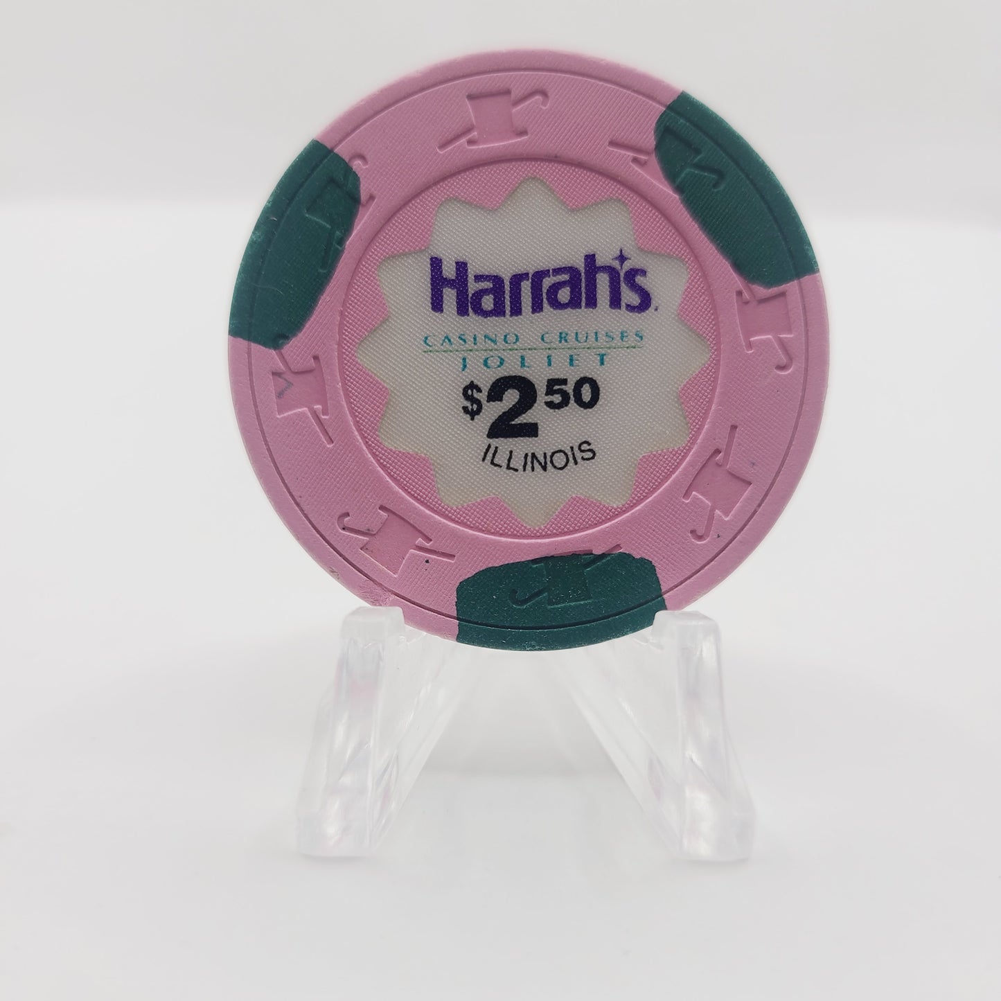 Harrah's Casino Joliet Illinois $2.50 Chip