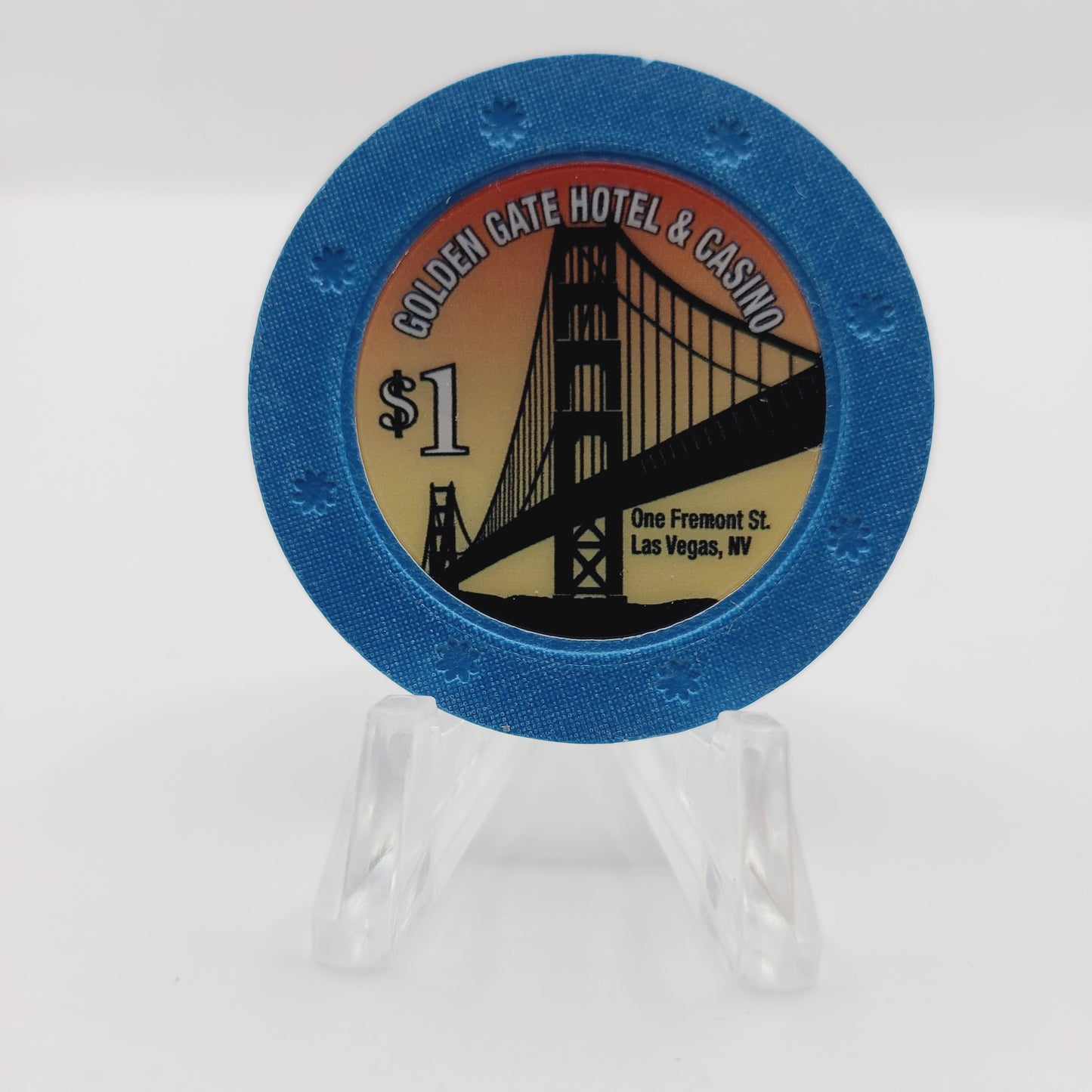 Golden Gate Hotel Casino Las Vegas Nevada $1 Chip E0640