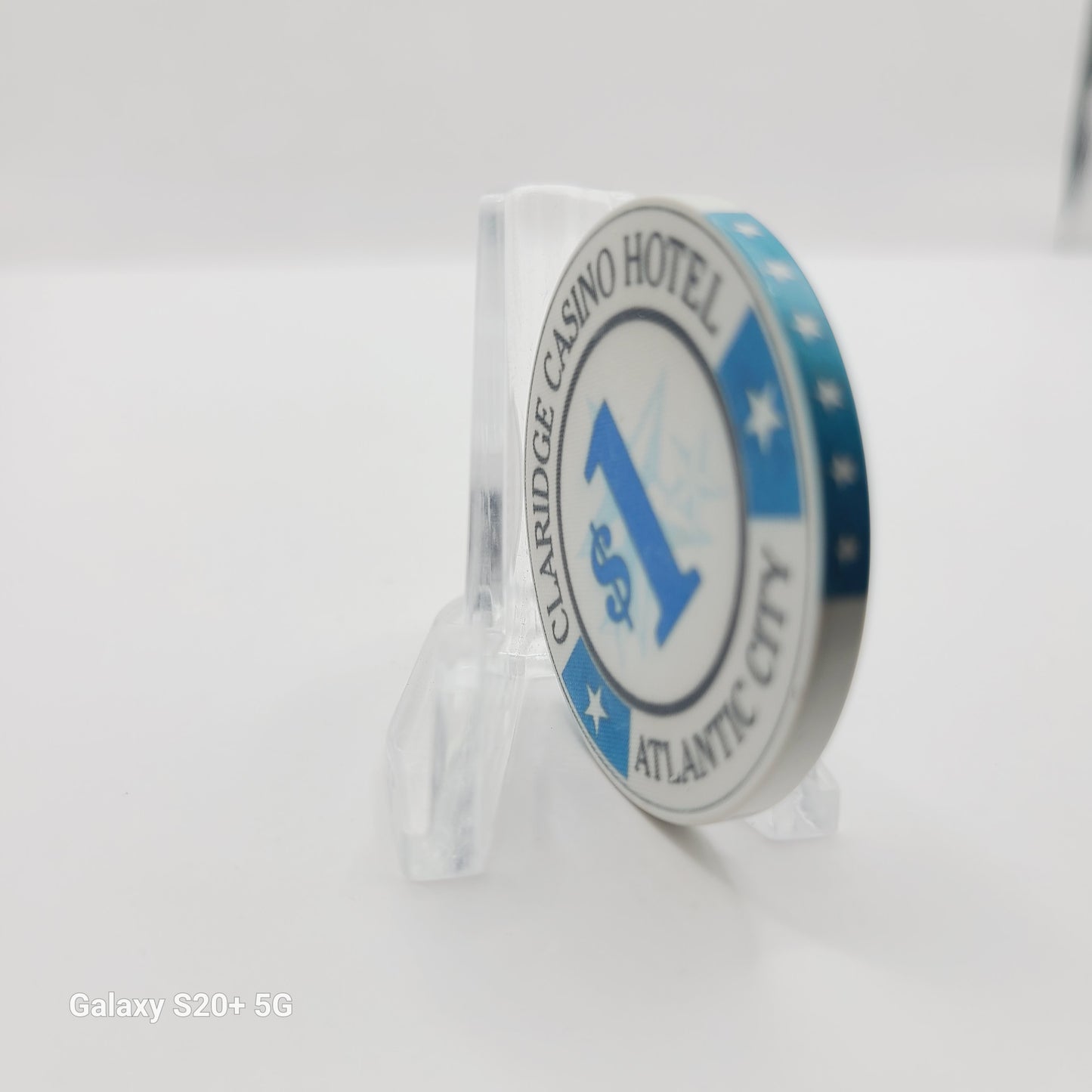 Claridge Casino Hotel Atlantic City New Jersey $1 Casino Chip