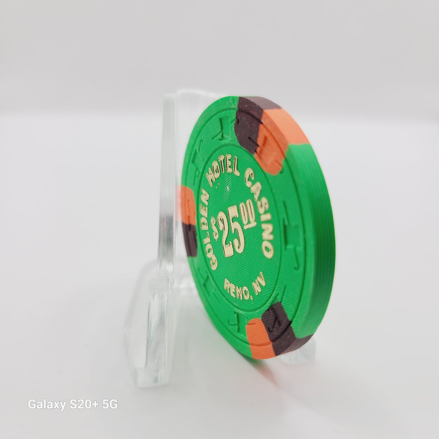 Golden Hotel Casino Reno Nevada 1980 $25 Chip Casino N2458