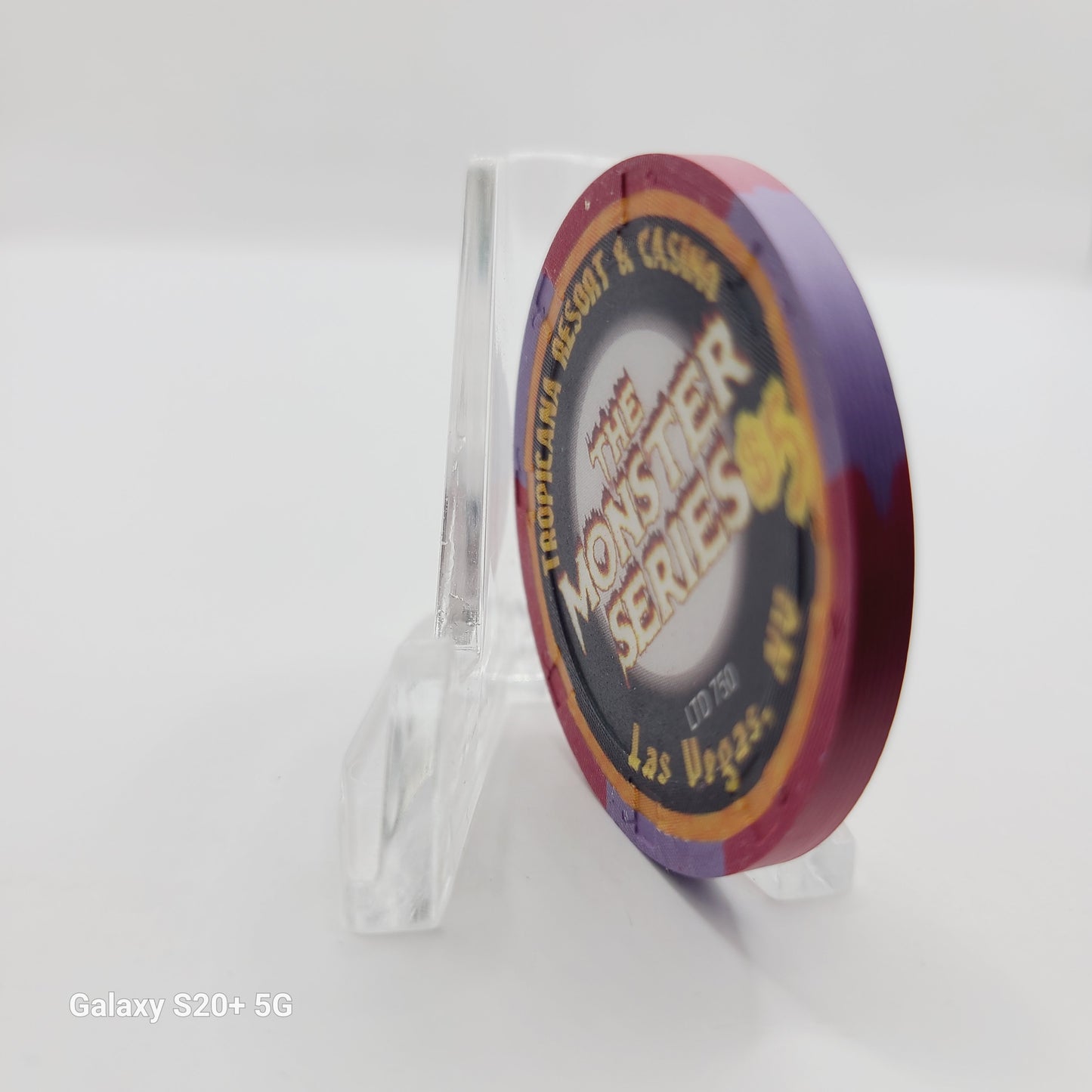 Tropicana Hotel Casino Las Vegas Nevada 1999 Halloween Series "The Mummy" $5 Chip V5837