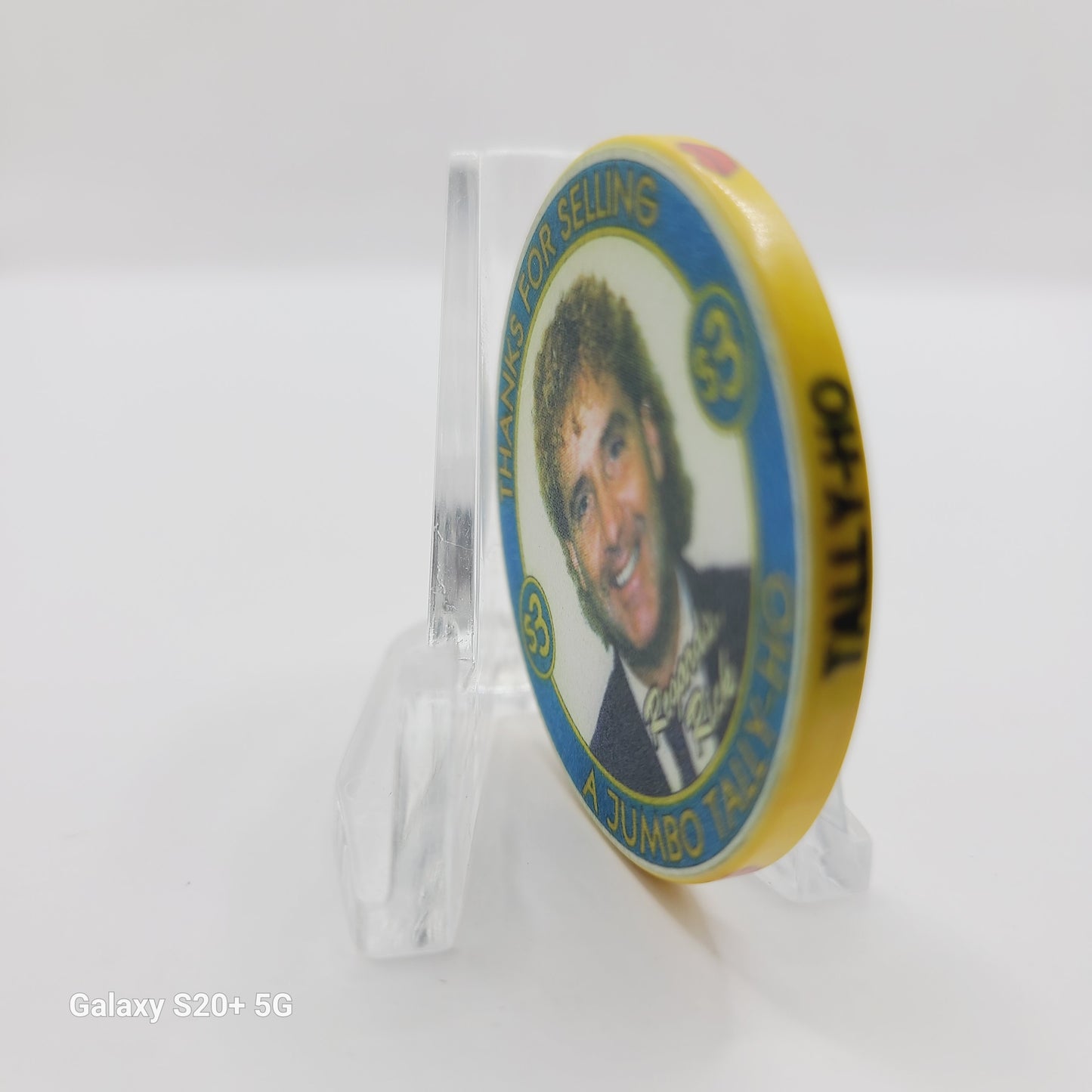 Tally-Ho "Gentlemen's Cabaret" Las Vegas Nevada 1990's $3 Chip V7715