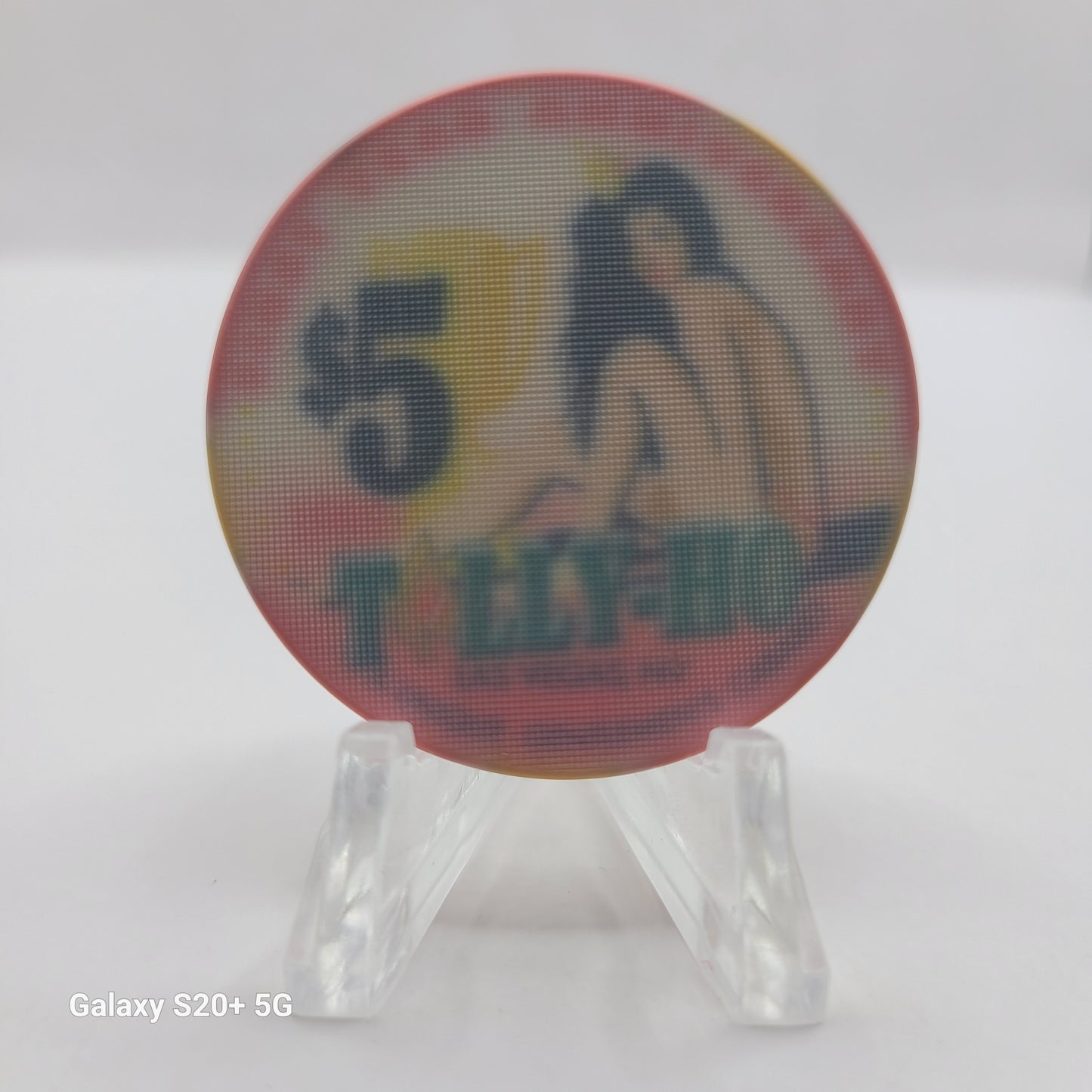 Tally-Ho "Gentlemen's Cabaret" Las Vegas Nevada 1995 "1st Anniversary" $5 Chip V1635