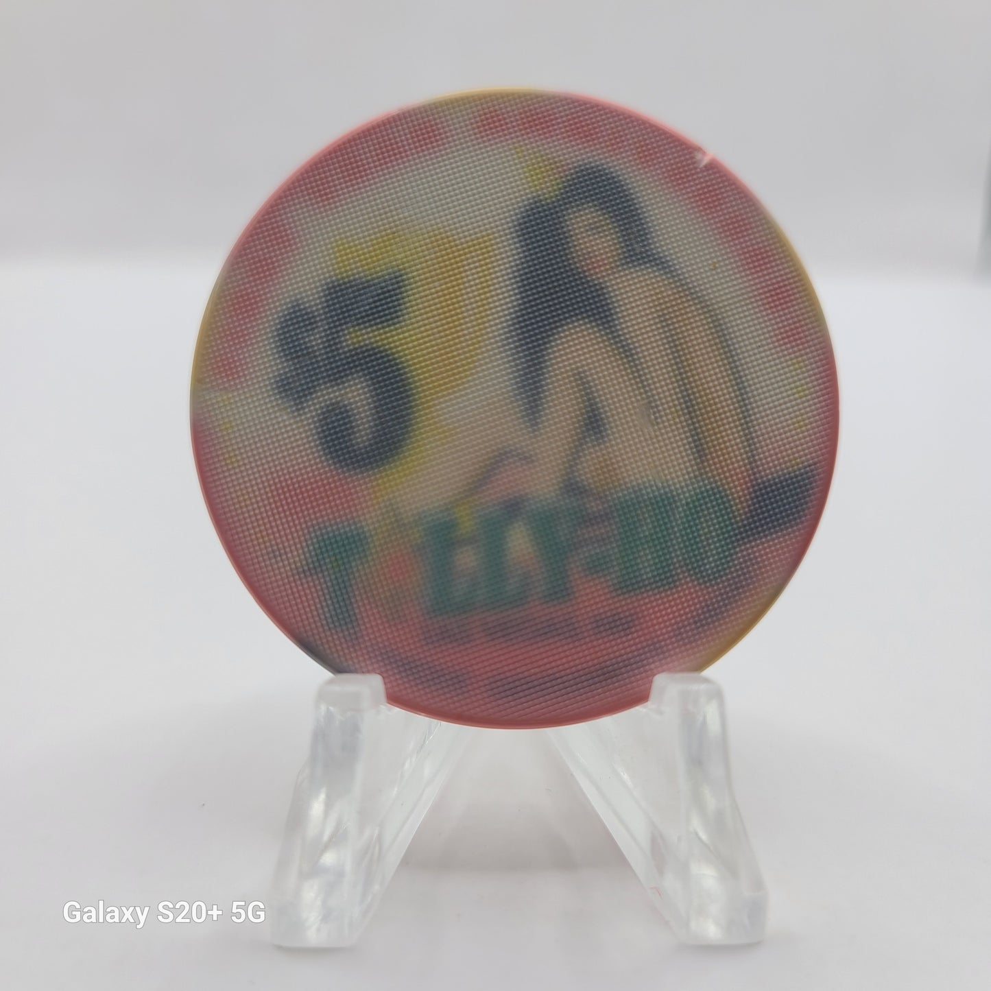 Tally-Ho "Gentlemen's Cabaret" Las Vegas Nevada 1995 "1st Anniversary" $5 Chip V1635