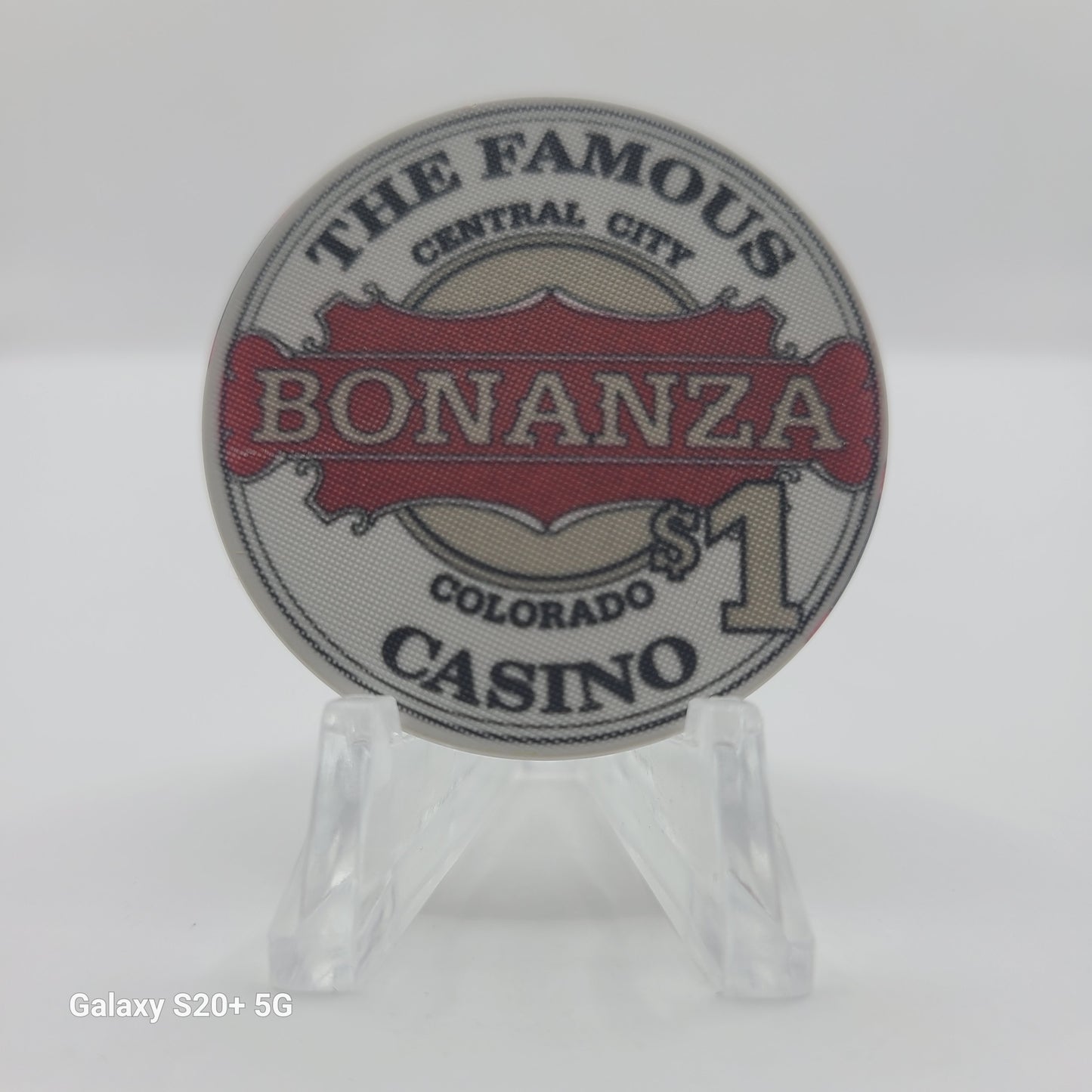 The Famous Bonanza Casino Central City Colorado 1992 $1 Chip