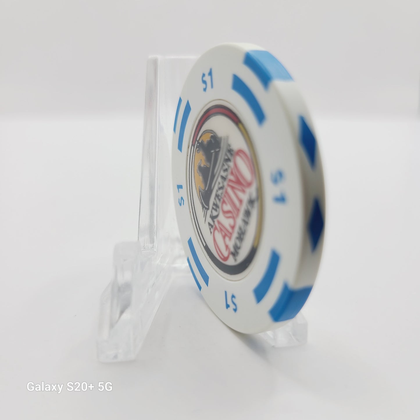 Akwesasne Mohawk Casino Hogansburg New York 1999 $1 Chipb