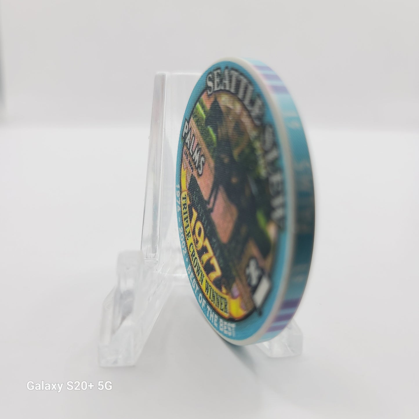 Palms Hotel Casino Las Vegas Nevada 2003 "Triple Crown Winner" $1 Chip E1890 LMT 3000