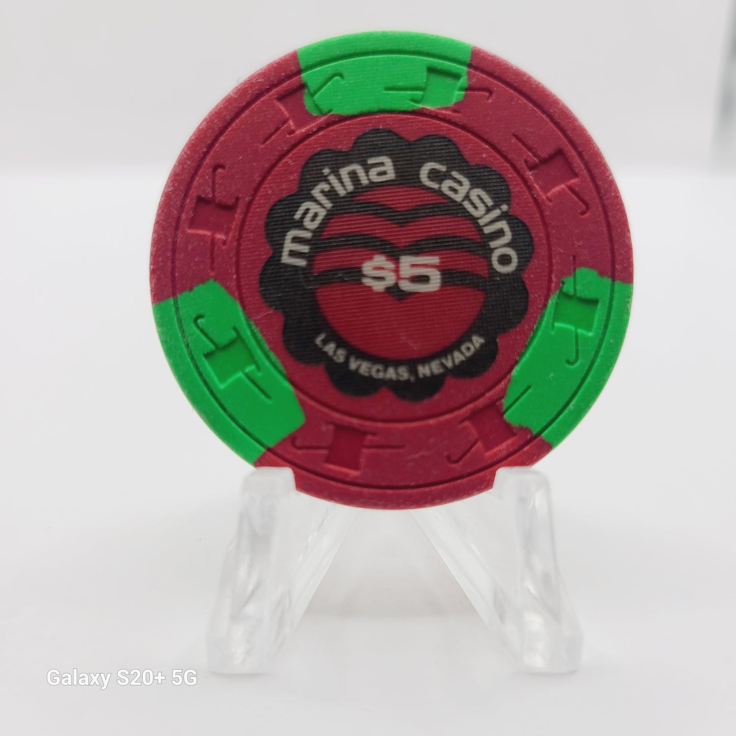 Marina Hotel Casino Las Vegas Nevada 1975 $5 Chip N1895