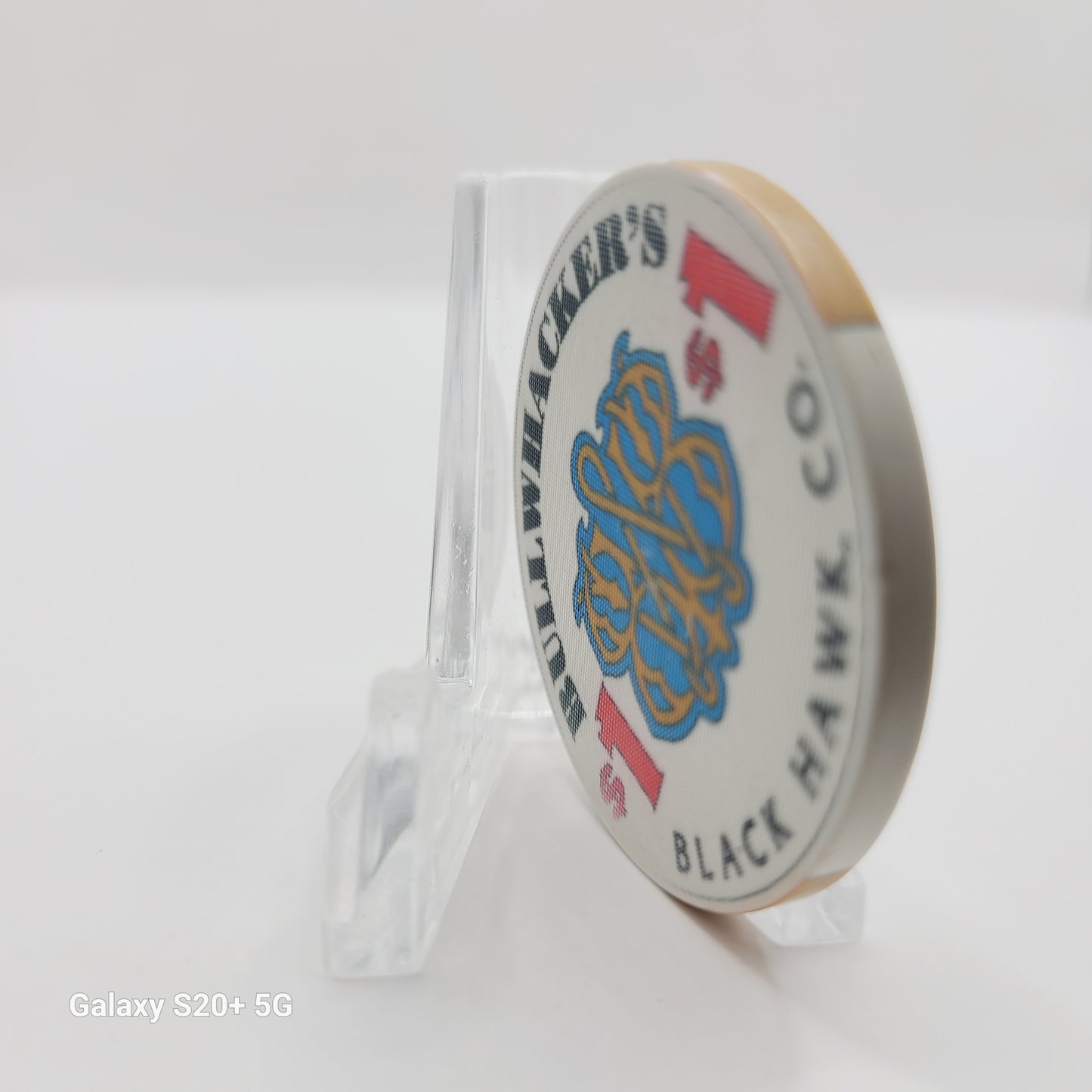 Bullwhackers Casino Black Hawk Colorado 1992 $1 chip