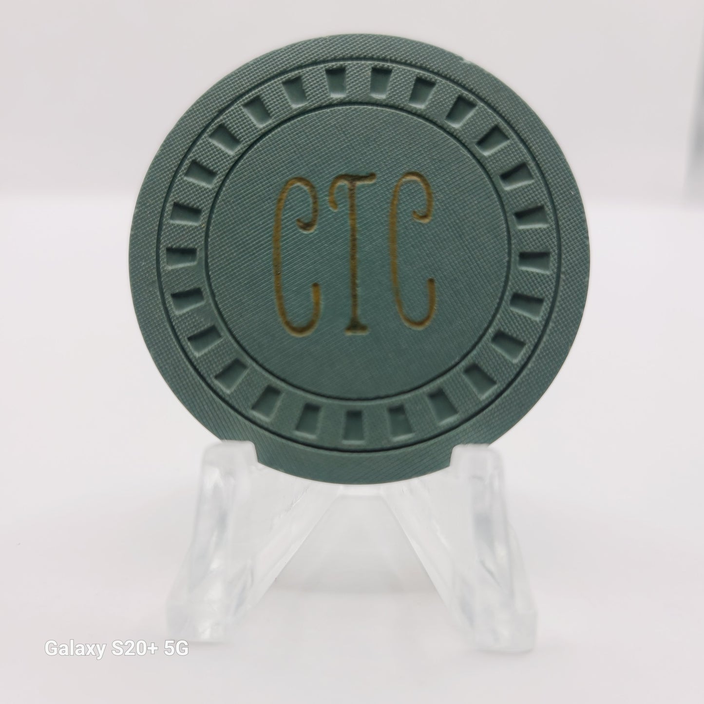 Clinton County Trade & Labor Council Frankfort Indiana $1 "Illegal" Casino Chip