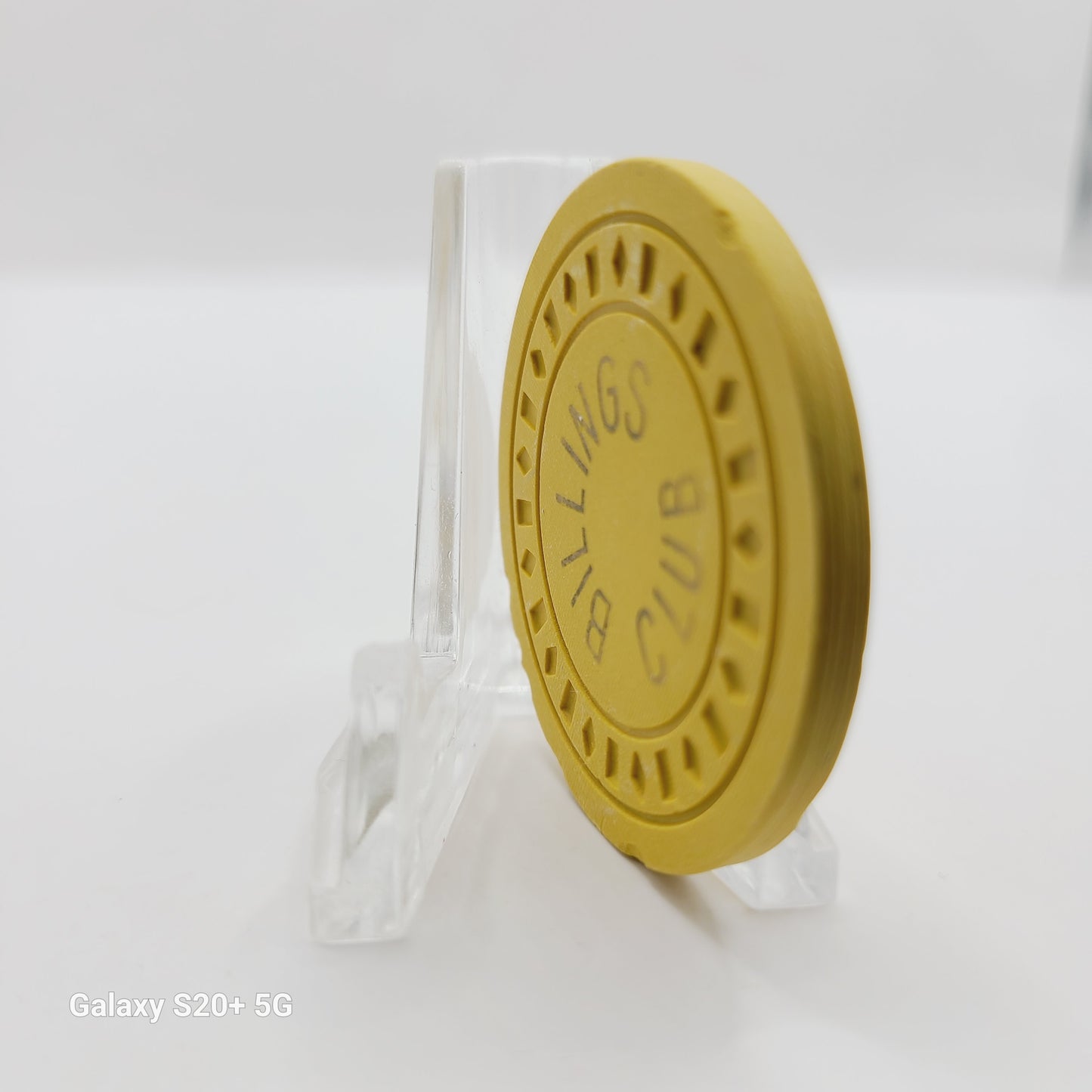 Billings Club Billings Montana "Illegal" $1 Casino Chip