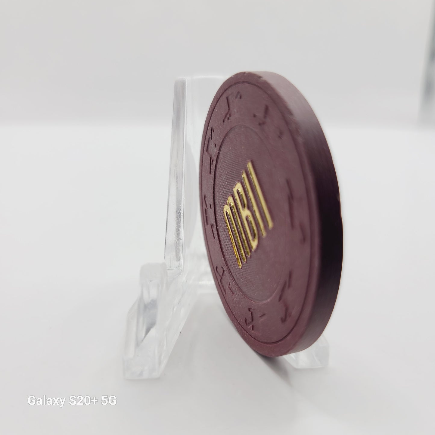 Mississippi Belle 2 Clinton Iowa "Riverboat Casino" $.25 Casino chip