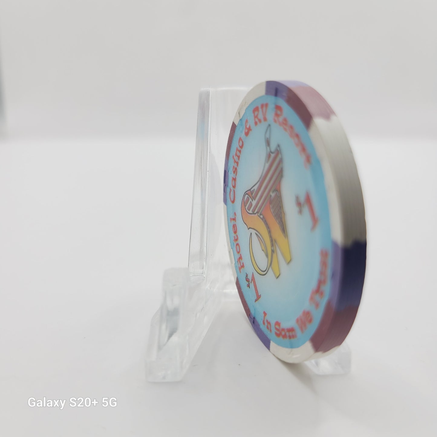 Saddle West Hotel Casino RV Resort Pahrump Nevada 2003 $1 Casino Chip E2415