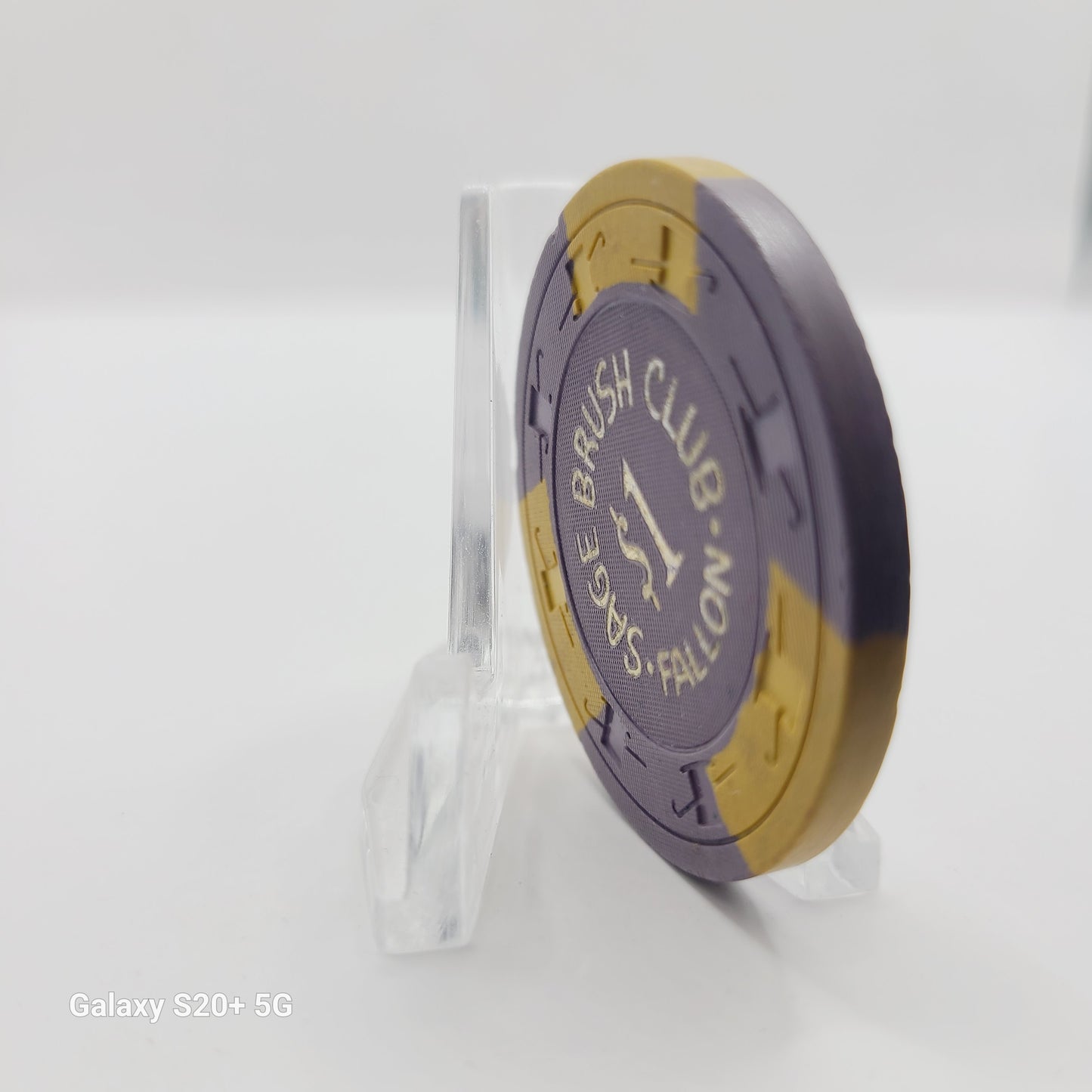 Sagebrush Club Fallon Nevada 1961 Casino Chip N3333 (Circulated)