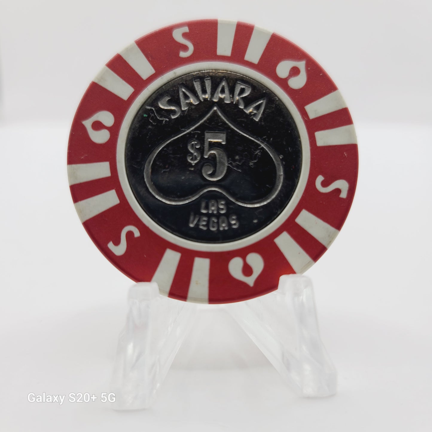Sahara Hotel Casino Las Vegas Nevada 1970's $5 Chip N2092.S