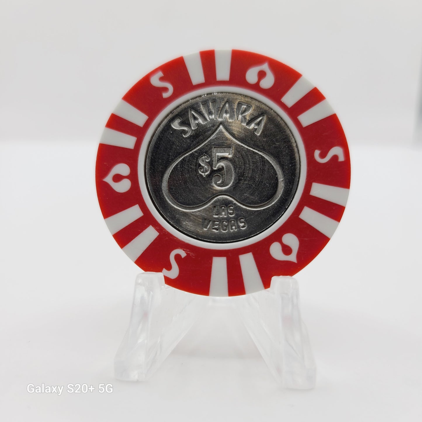 Sahara Hotel Casino Las Vegas Nevada 1970's $5 Casino Chip in 2092.P