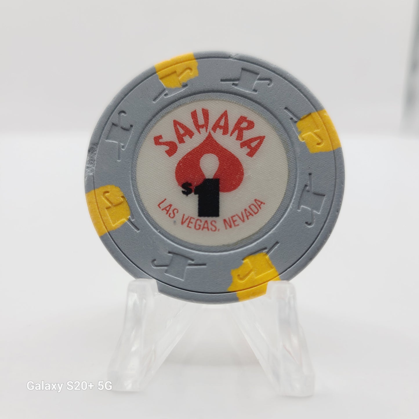 Sahara Hotel Casino Las Vegas Nevada 1986 $1 Casino Chip N7805