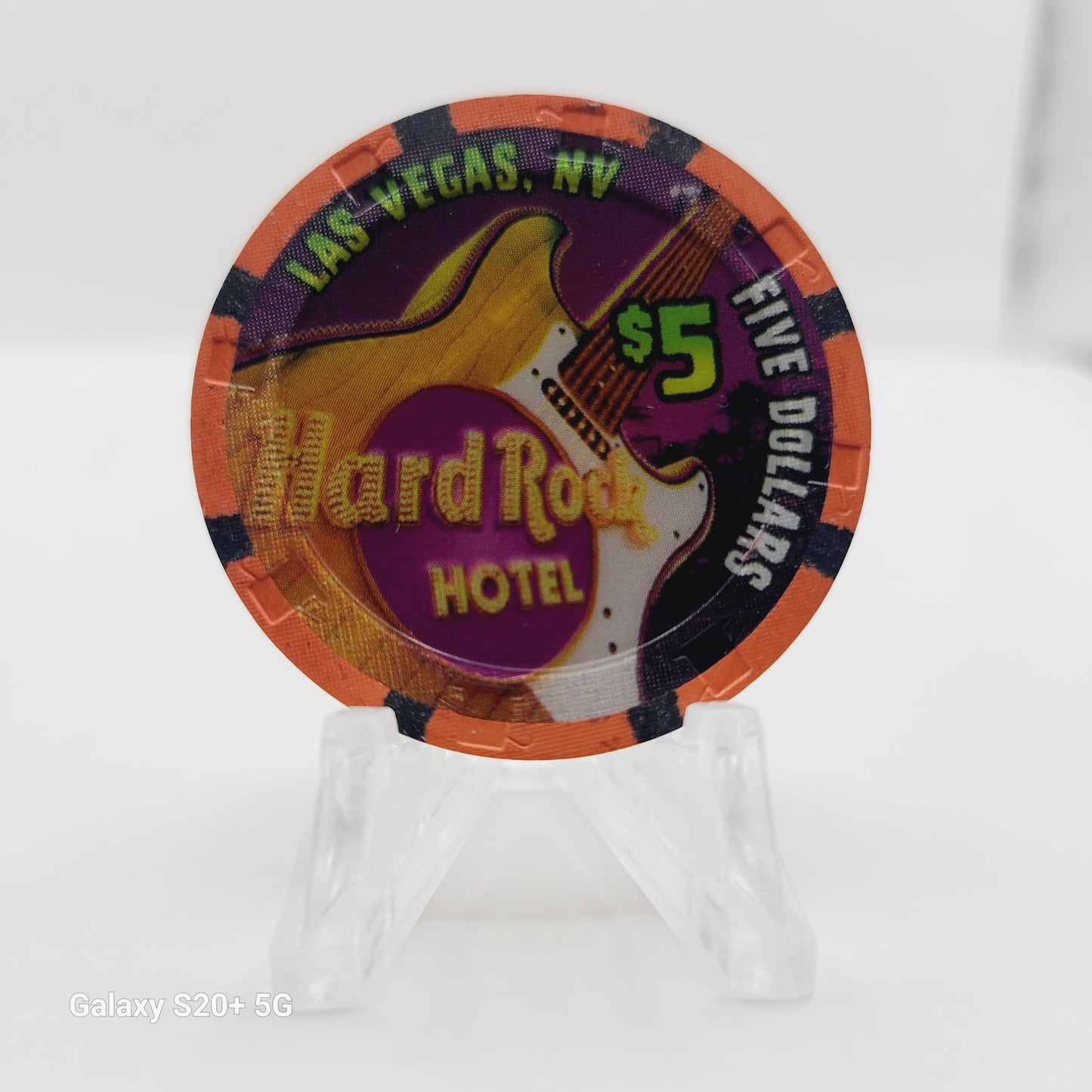 Hard Rock Hotel Casino Las Vegas Nevada 2005 "Halloween 2005" $5 Casino Chip E4882