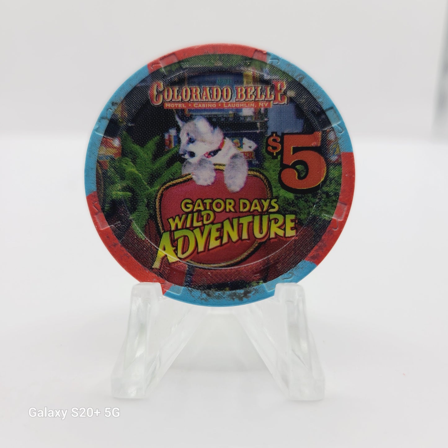Colorado Belle Hotel Casino Laughlin Nevada 2000 "Gator Days Wild Adventure" Casino Chip E3915 LTD 2000